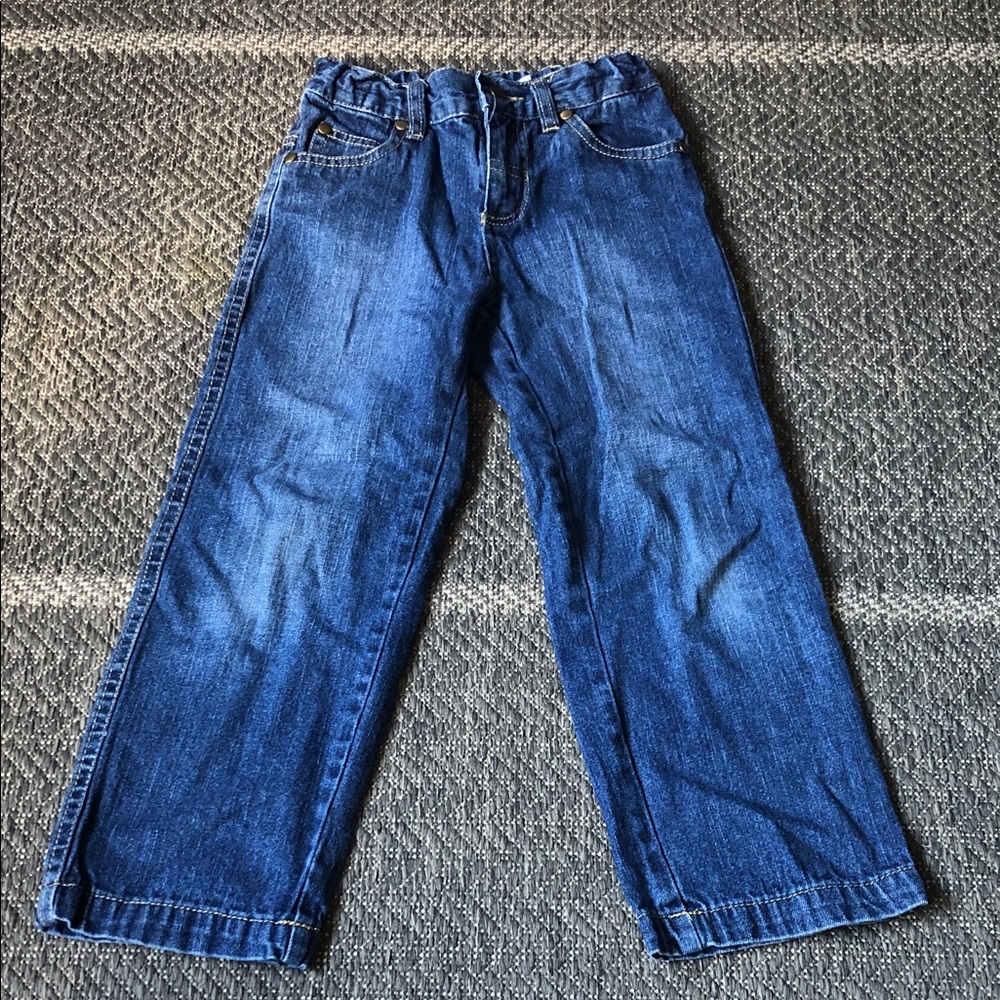 Kids Blue Denim Jeans - Classic Straight Fit
